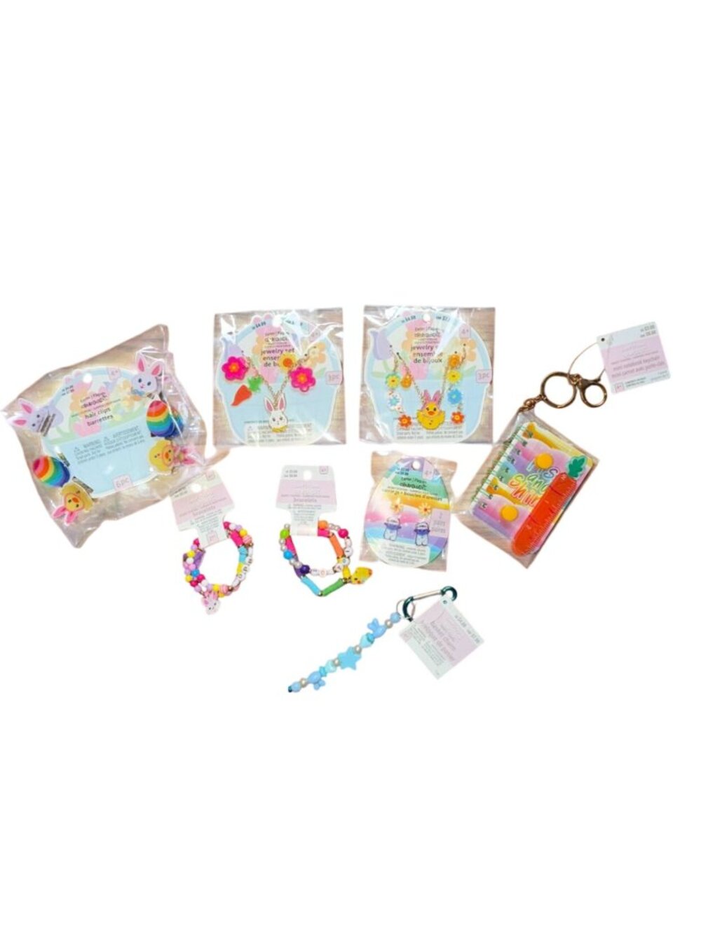 Creatology Kids Easter Bundle, Hair Accessories, Jewelry & More-8 pc Lot-New